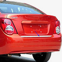 Кромка багажника (Sedan, нерж.) для Chevrolet Aveo T300 2011-2024 гг