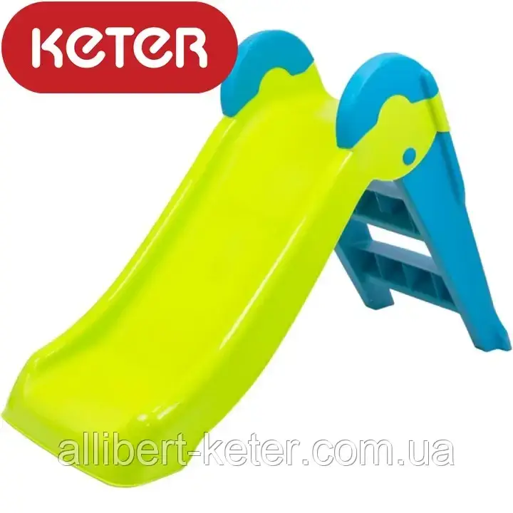 Дитяча гірка Keter Boogie Slide ( Without Base ) Light-Green with Turquoise ( світло/зелений бірюзовий )