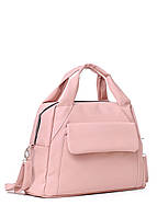 Женская спортивная сумка Vogue BKS пудра / Стильная сумка для спортзала / Дорожно-спортивная сумка для девушек