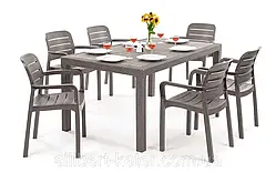 Комплект садових меблів Allibert by Keter Melody Tisara Dining Set ( Tivoli ) Cappuccino ( капучіно ) (Keter)