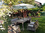 Комплект садових меблів Allibert by Keter Corfu Fiesta Dining Garden Set Cappuccino ( капучіно ) (Keter Corfu), фото 7