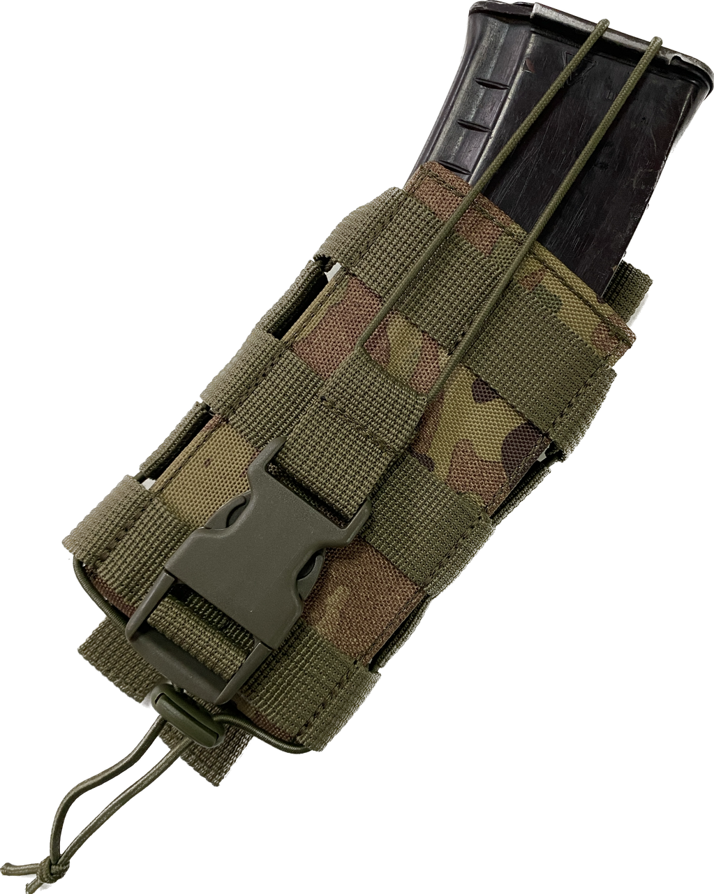 Підсумок MULTICAM на 2 магазини АК на системі MOLLE відкритий MAX-SV - 2115