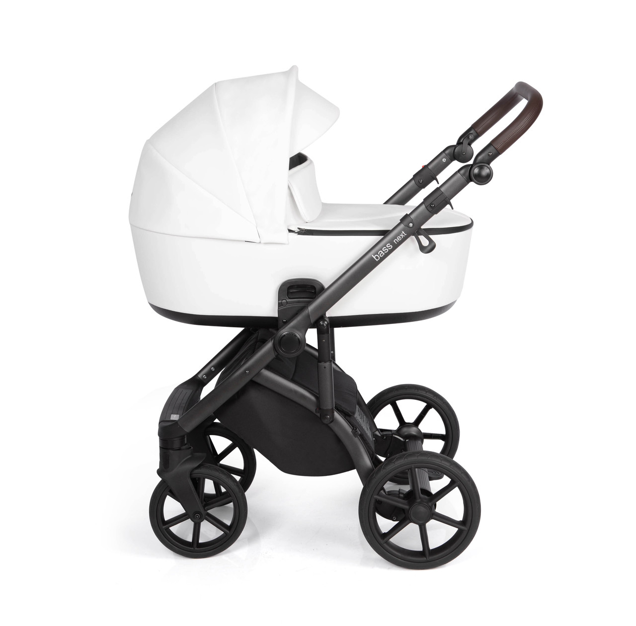 Дитяча коляска 2 в 1 Roan Bass Next White Eco