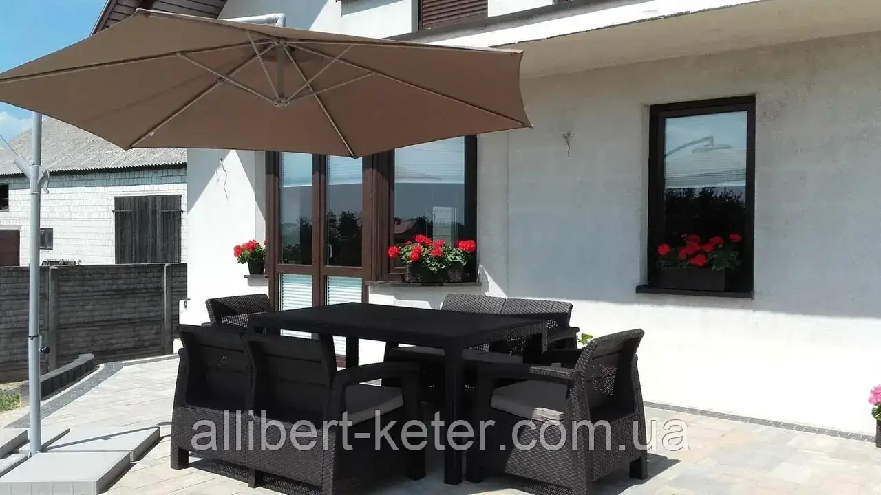 Комплект садовой мебели Allibert by Keter Corfu Fiesta Outdoor Furniture Set (Keter Corfu Fiesta Set) - фото 9 - id-p2111210669