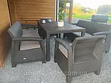 Комплект садових меблів Allibert by Keter Corfu Fiesta Max Dining Garden Set ( Keter Corfu Fiesta Max ), фото 8