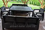 Комплект садових меблів Allibert by Keter Corfu Fiesta Max Dining Garden Set Graphite ( графіт ) Keter Corfu, фото 9