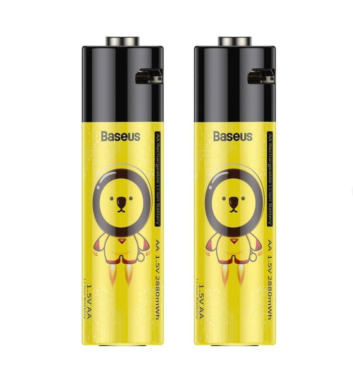 Акумулятор Baseus Li-Ion AA 1.5V 1400 mAh microUSB