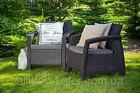 Комплект садовой мебели Allibert Corfu Duo (Keter Corfu Duo Set) искусственный ротанг (Corfu Duo Set)