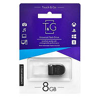 Флешка (флеш-накопитель) 8GB T&G 010 Shorty series Black