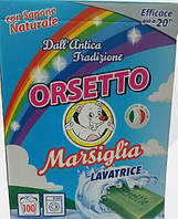 Сипучий пральний порошок Orsetto Lavatrice Marsiglia на 100 прань 5,6 кг