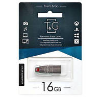 Флешка (флеш-накопитель) 16GB T&G 115 Stylish series Silver