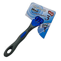 Станок для бритья Max Comfortable пластик (3 лезвия) синий, блистер (R114) 12шт/уп