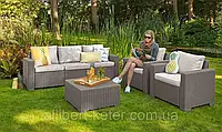 Keter California 3 Seater Set садовая мебель из искусственного ротанга ( Keter California )