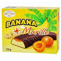 Цукерки бананове суфле Hauswirth Banana Marille з абрикосом 150г.