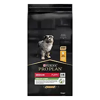 Сухой корм для щенков и молодых собак Pro Plan Puppy Medium 12 кг - курица