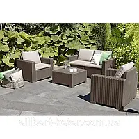 Мебельная гарнитура California 2 Seater Set Allibert Keter Curver