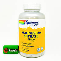 Магний цитрат Solaray Magnesium Citrate 400 мг 180 кап.