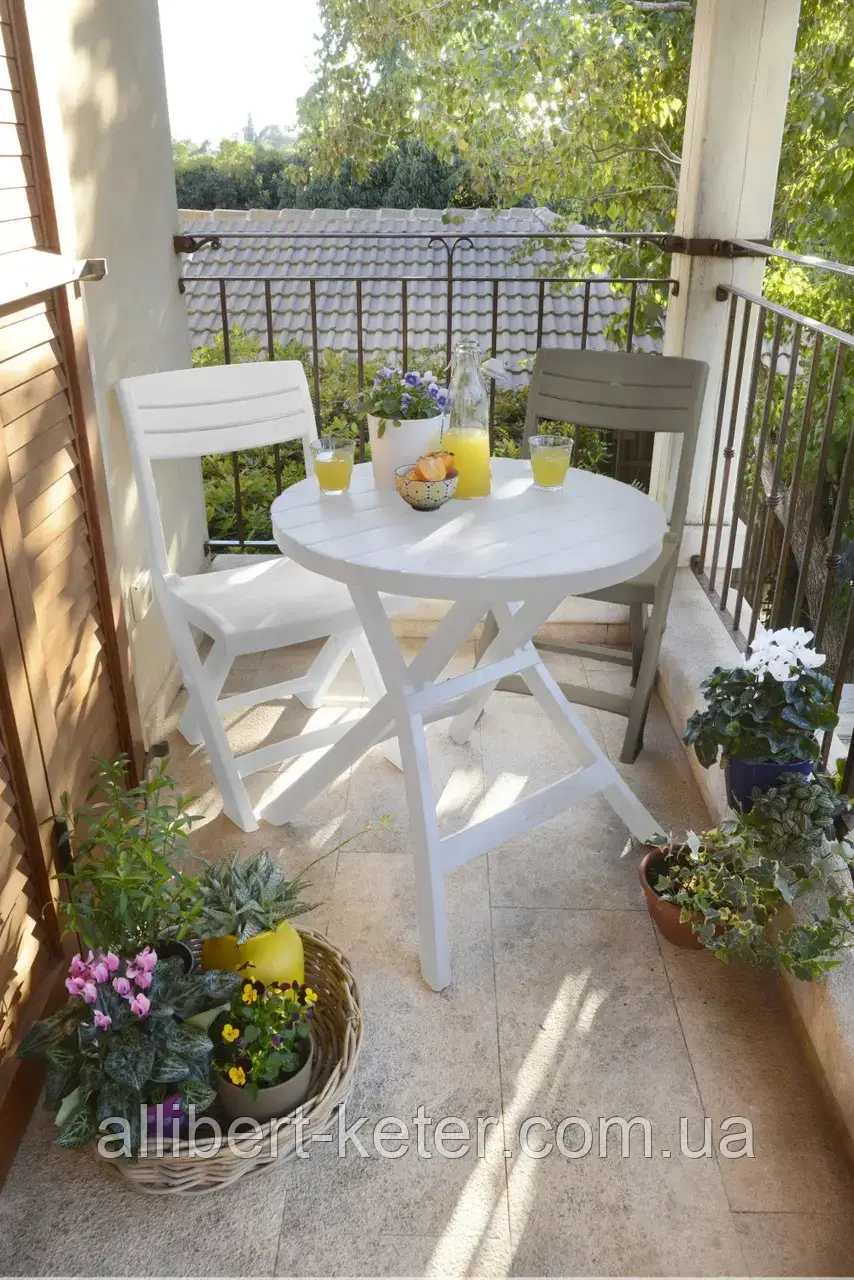 Набор садовой мебели Tacoma & Oregon Balcony Set из искусственного ротанга ( Allibert by Keter ) - фото 7 - id-p2111201767