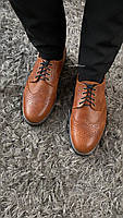 Чоловіче коричневе шкіряне взуття сезон весна — осінь Niagara_brand 1463, фото 3