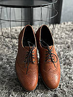 Чоловіче коричневе шкіряне взуття сезон весна — осінь Niagara_brand 1463, фото 7