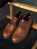 Чоловіче коричневе шкіряне взуття сезон весна — осінь Niagara_brand 1463, фото 8