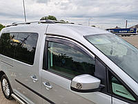 Ветровики с хромом (2 шт, Niken) для Volkswagen Caddy 2004-2010 гг