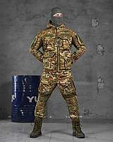 Тактический армейский штурмовой костюм мультикам с защитой колен/локтей/плечей.