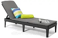 Шезлонг пластиковый Keter Allibert Jaipur Sun Lounger With Cushion с матрасом