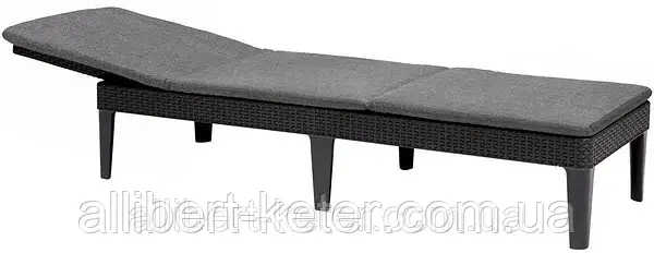 Allibert jaipur lounger with cushion hotsell