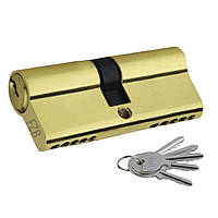 Сердцевина для замка ключ-ключ 80мм латунь (5 ключей) (40+40) золото