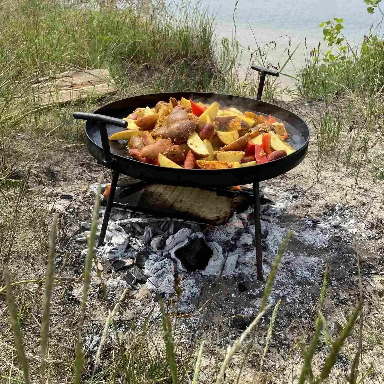 Сковорода конусна з диска діаметром 60 см 4 мм, фото 1
