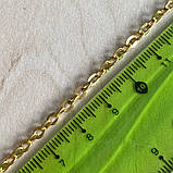 Ланцюжок біжутерійний цвіт золото, фото 3