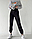 Джогери жіночі двонитка люкс розміри 42-50 (6 кв) "Grand Fashion" від прямого постачальника, фото 2