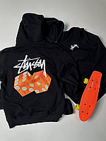 Худи Stussy Одежда Stussy Stussy Кофта stussy Одежда стуси Кофта stussy черная