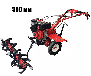 Дизельний культиватор 1050 NEW колесо 8" Forte 6.5 к.с, 300 мм