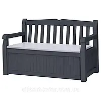 Лавка - ящик для хранения Keter Eden Garden Bench 265 L Graphite ( графит ) ( Keter Garden Bench )