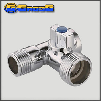 Кран магістральний Gross 1/2"х3/4"х1/2"