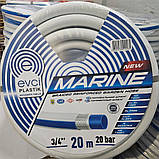 Шланг для поливу Evci Plastik Marine ПВХ Ø 3/4", чотиришаровий, армований, бухта 20 м, фото 3