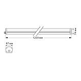 LED світильник IP65 лінійний VIDEX 48W 1,2М 5000K, фото 9