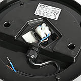 LED світильник ART IP65 круглий VIDEX 15W 5000K Black, фото 4