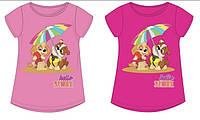 Футболки для девочек, Disney 3-8 лет. оптом PAW-G-T-SHIRT-235