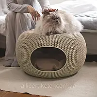 Будиночок - ліжко, лежак для вихованця Keter Knit Cozy Pet Home ( Keter Pet, Curver Pet ) ( Curver Knit Cozy )