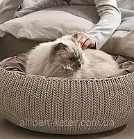 Кровать, лежак, лежанка для животных Keter Knit Cozy Pet Bed ( Keter Pet, Curver Pet )