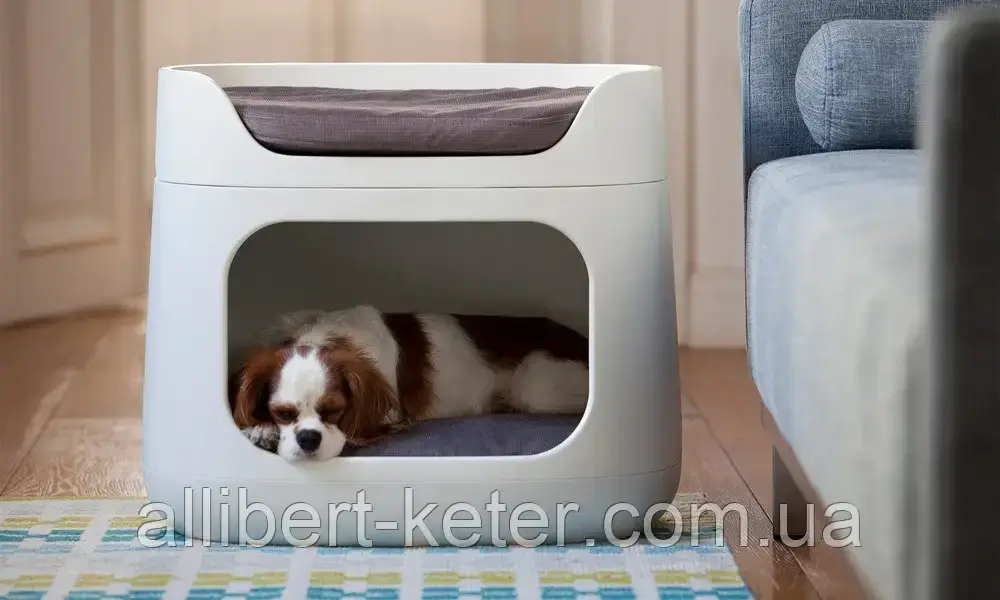 Домик - переноска, лежак трансформер для котов и собак Keter Bunk Bed 3 in 1 ( Keter Pet, Curver Pet ) - фото 2 - id-p2111211179