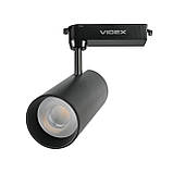 LED світильник трековий VIDEX 30W 60° 4100K чорний, фото 2