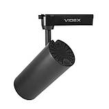 LED світильник трековий VIDEX 30W 60° 4100K чорний, фото 3