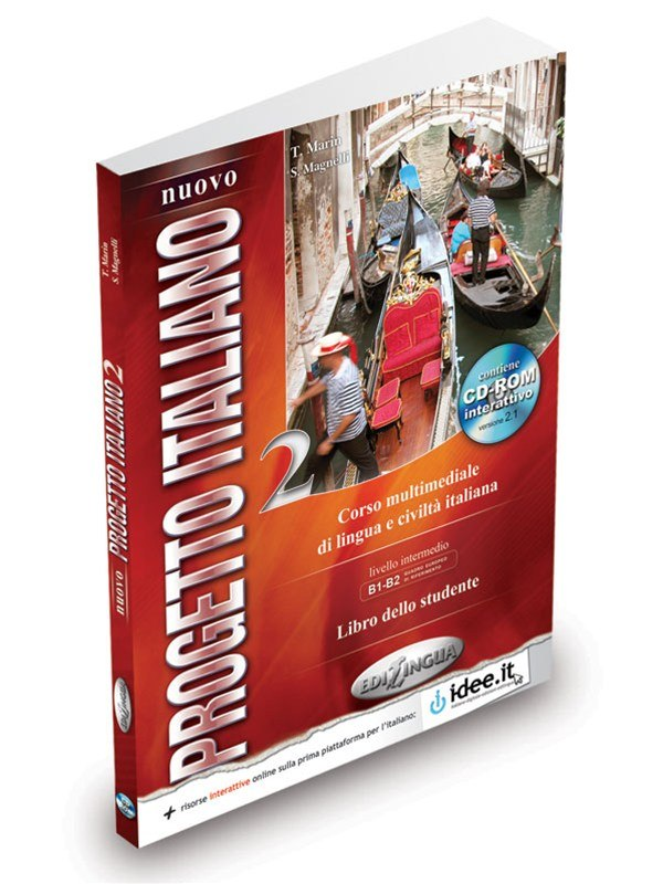 Підручник Progetto Italiano Nuovo 2 (B1-B2) Libro dello studente + DVD, фото 1