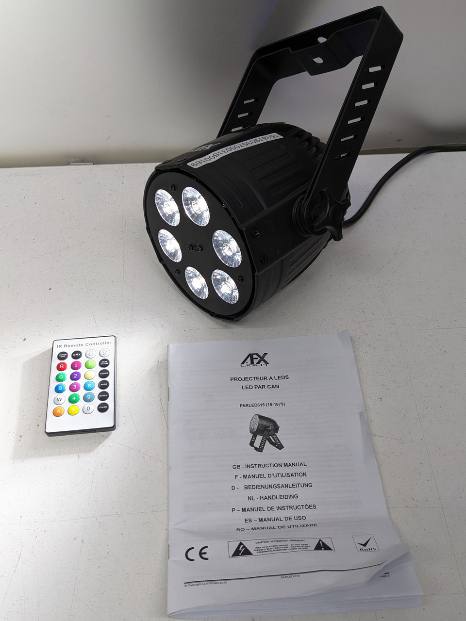 LED PAR прожектор AFX Light Parled 615 для сцени заливальний світлодіодний, фото 1