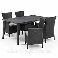 Набор садовой мебели Montana Iowa with Lima Dining Set из искусственного ротанга ( Allibert by Keter )