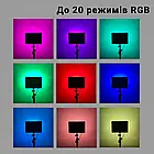 Відеосвітло F99 RGB для фото-та відеозйомки зі штативом 2.1 метр постійне світло для фото та відео, фото 8